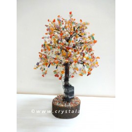 1000 Chips Extra Long Mix Gemstone Tree with Plug in Light