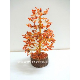 150 Chips Red Carnelian Agate Gemstone Tree