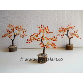 Red Carnelian Gemstone Tree