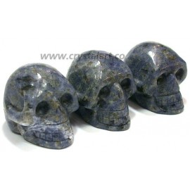 Sodalite Carved Skull Shape