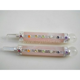 RAINBOW MOONSTONE 7 CHAKRA HEALING STICK