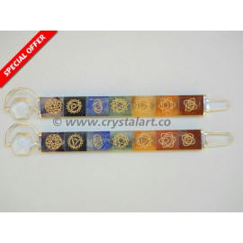 Spinning Star Symbolic Chakra Crystal Healing Stick