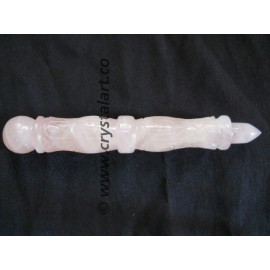 Rose Quartz Carving Healing Wand