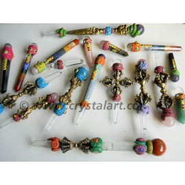 WHOLESALE GEMSTONE TIBETAN HEALING WANDS