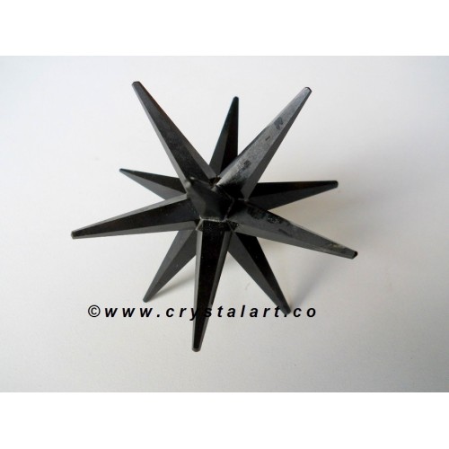 Black Tourmaline 12 Point Merkaba Star