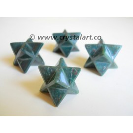 Blood Stone Agate Merkaba Star