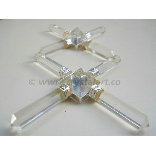 Clear Crystal Quartz Pyramid Energy Generator Tools