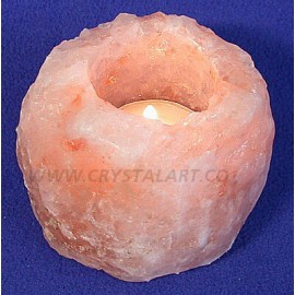 Rose Quartz Candle Holder