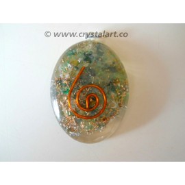 Green Aventurine Reiki Symbol Orgone Pendants