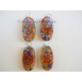 Gemstone Chakra Cabochon Orgone Pendants