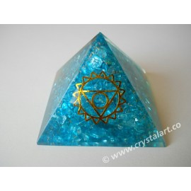 The Throat Chakra Symbol Orgone Pyramid