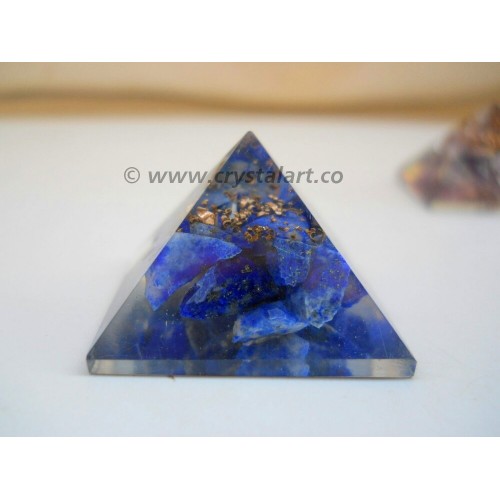 Lapis Lazuli Orgone Small Pyramid