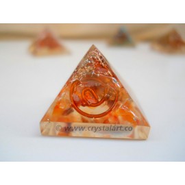 Yellow Aventurine Reiki Symbol Orgone Pyramid