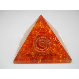 Amethyst Reiki Symbol Orgone Pyramid