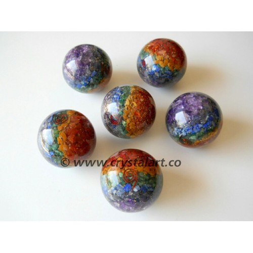 Seven Chakra Layers Orgone Energy Spheres