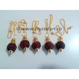 Rudraksha Copper Pendulum