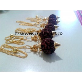 Rudraksha Copper Pendulum