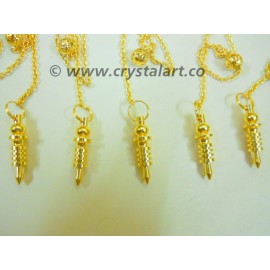 Small Size Golden Four step Isis Metal Pendulum