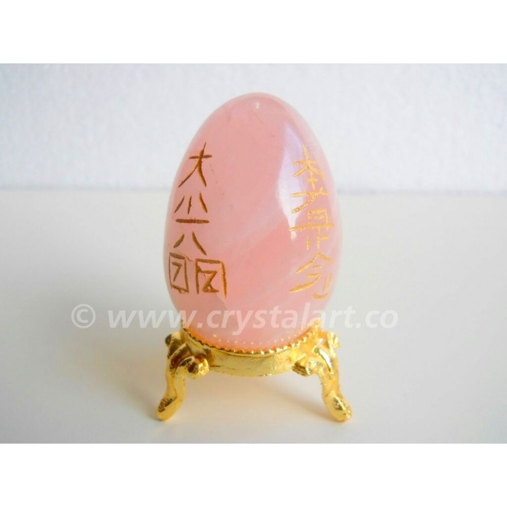 ROSE QUARTZ USAI REIKI EGGS