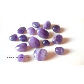 African Amethyst Full Tumbled Stone