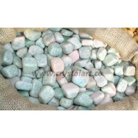 Amazonite Low Grade Tumbled Pebbles Stone