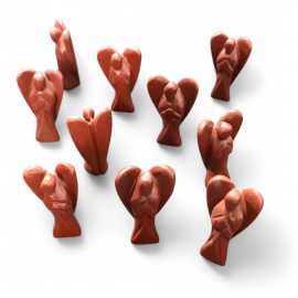 Red-Jasper Carved 2 Inch Angels