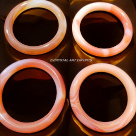 Red Carnelian Stone Bangles Beautiful DIY Stones