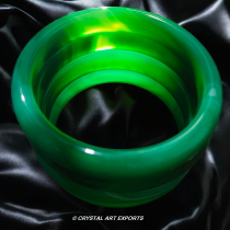 Green Aventurine Natural Stone Bangles Beautiful DIY Stones