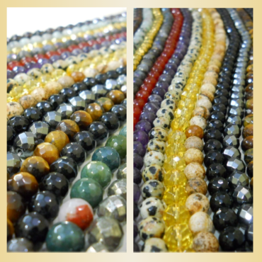 Fully Faceted Stone Beads Strings