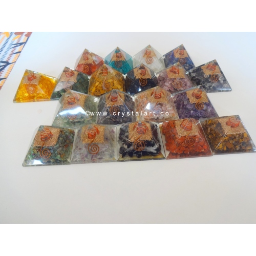 Mix Orgone Energy Pyramid With Crystal Point