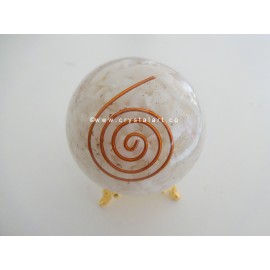 White King Agate Orgone Spheres