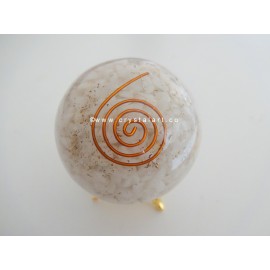 White King Agate Orgone Spheres