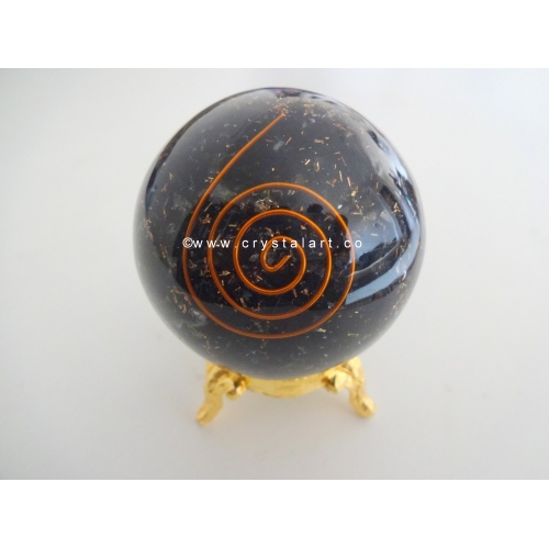 Black Tourmaline Orgone Spheres