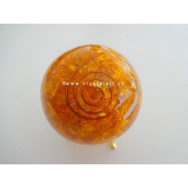 Citrine Orgone Spheres