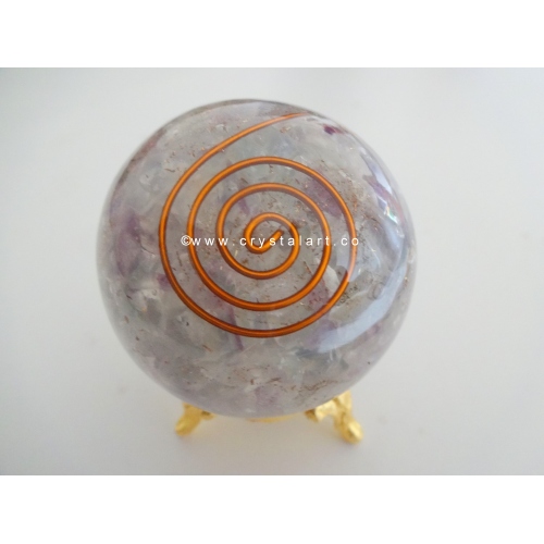 Multi Fluorite Orgone Spheres