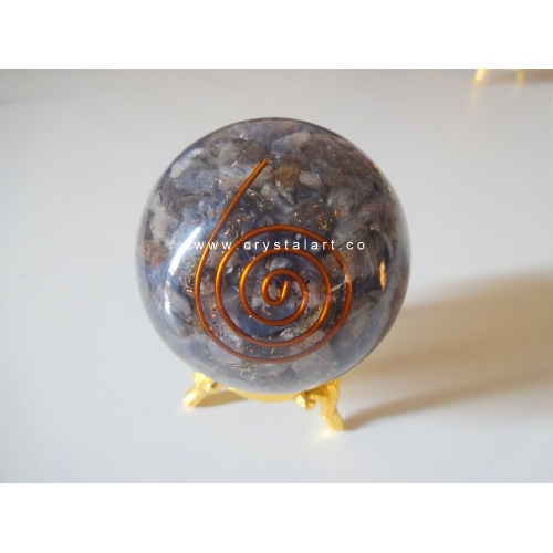 Blue Aventurine Orgone Spheres