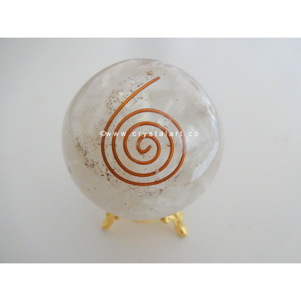 Selenite Orgone Spheres