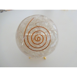 Crystal Quartz Orgone Spheres