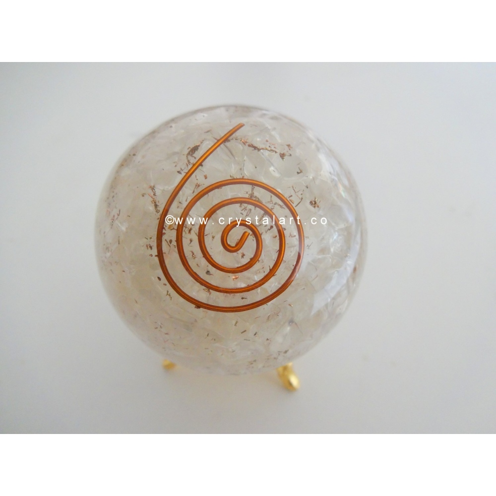 Crystal Quartz Orgone Spheres
