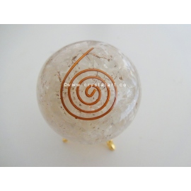 Crystal Quartz Orgone Spheres