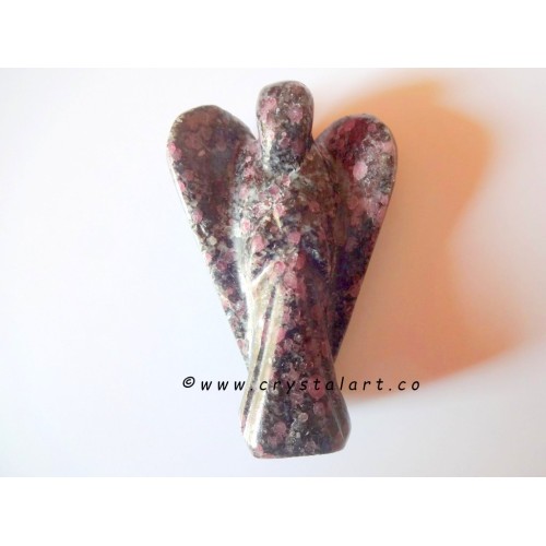 Pink Tourmaline 2 inch Carving Angel