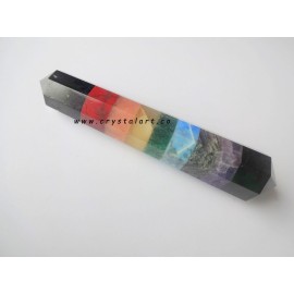 Seven Chakra Bonded Black Trourmaline side Obelisk Point