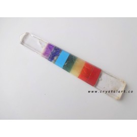 Seven Chakra Bonded Loose Crystal side Healing Sticks