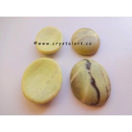 Green Serpentine Worry Stones