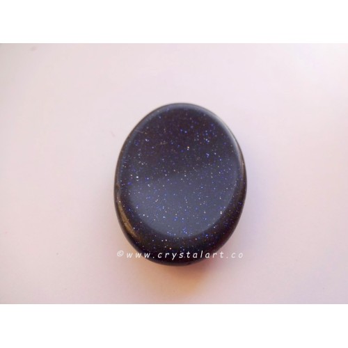 Blue Goldstone Worry Stones