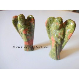 Unakite 2 inch Carving Angel