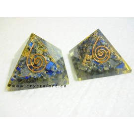 Lapis Lazuli 50-60 mm Orgone Pyramid