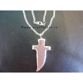 Native American Sword Silver plated Arrowhead Pendants with chain