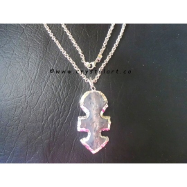 Indian Fengshui Silver plated Arrowhead Pendants with chain