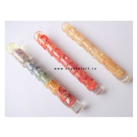 Mix Gemstone Twisted Orgone Massage Wands